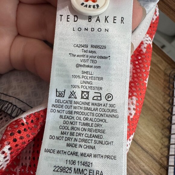 TED BAKER slim fit elba trunks size 4 or US 40 - Picture 9 of 9